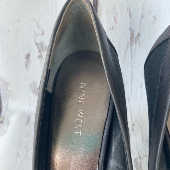 Nine West Black Pumps Size 6M - Picture 2 of 10